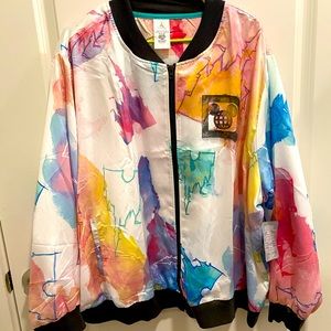 NWT Walt Disney World Watercolor Windbreaker